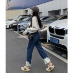 Quần Jeans lưng cao 