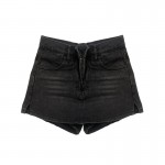 Chân váy denim ngắn lưng cao dáng chữ A