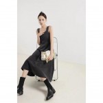 Đầm Denim Hai Dây Dáng Ôm Phong Cách Hàn Quốc Cổ Điển