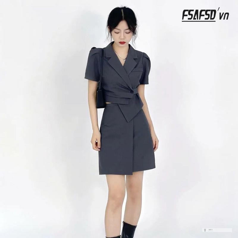 Set Áo Kiểu Và Chân Váy 